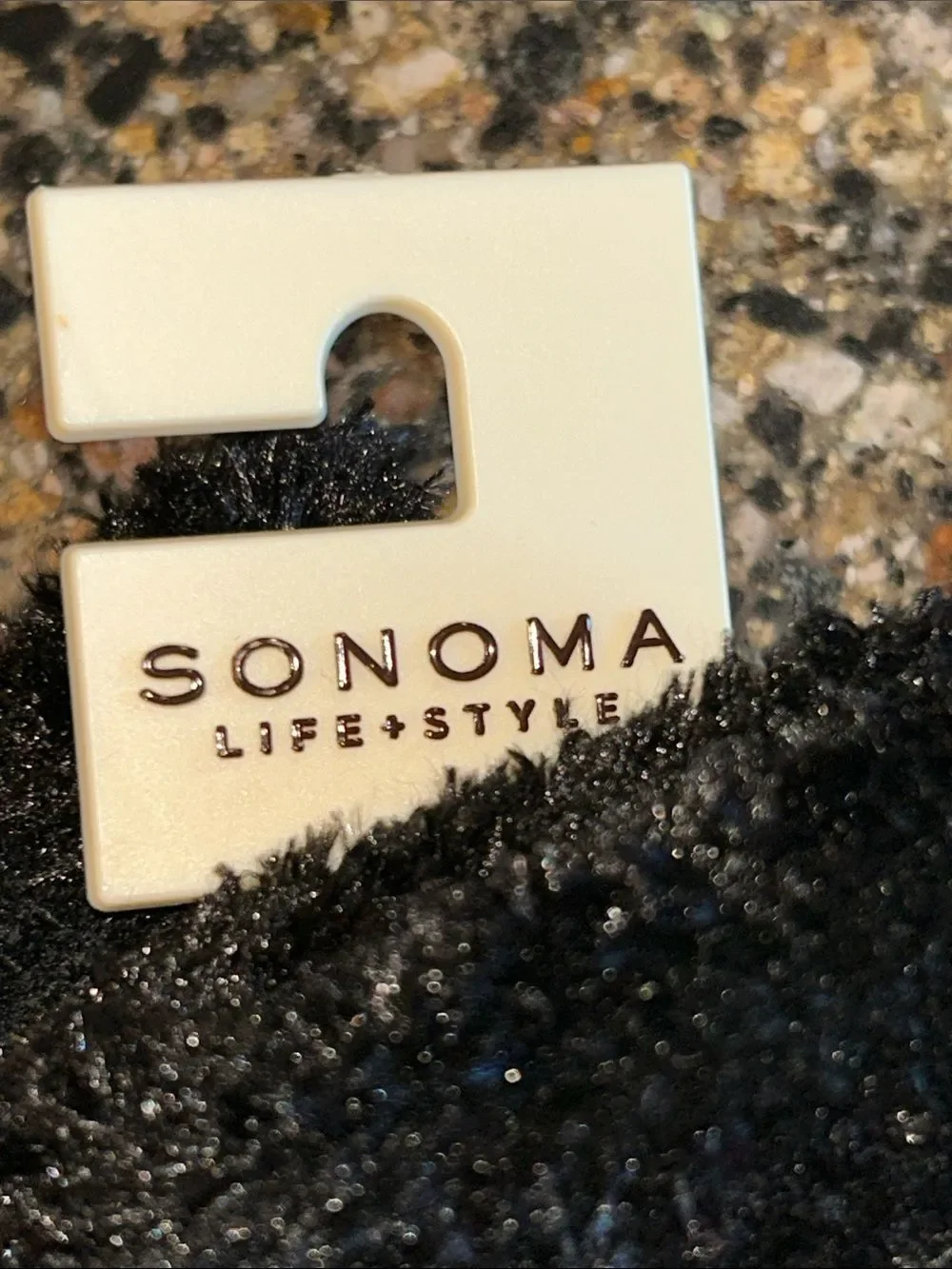 NEW Sonoma Black Fuzzy Gloves